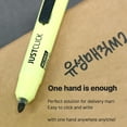 thumbnail image 4 of [Morris] Just Click Permanent Markers M2, Black, 12 Count, 4 of 6