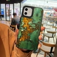 thumbnail image 7 of Anti-Collision Protective Retro Rusty Green Phone Case for iPhone XR 7 8 SE 11 12 13 Mini 13 14 15 16 Pro Max Phone Case, Black, 7 of 7