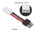 thumbnail image 3 of RC Accessory 14 AWG Wire  Female Connector Adapter Cable  To  Cable, For RC Lipo Battery Home Adults Most Charging Setup, 3 of 8
