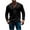 Black, variant on Long Sleeve Shirts for Men, Men's Long Sleeve Henley Shirt Deep V-Neck Shirts Button Down Casual Classic Tee Lightweight Fall Shirts
