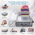 thumbnail image 5 of Storage Bag Organizer Pillow Storage Bags, Under Bed Storage Bags with Zipper, Breathable Storage Bags Comforter Storage, Under Bed Organizer Storage for Sweaters(1pc), 5 of 7