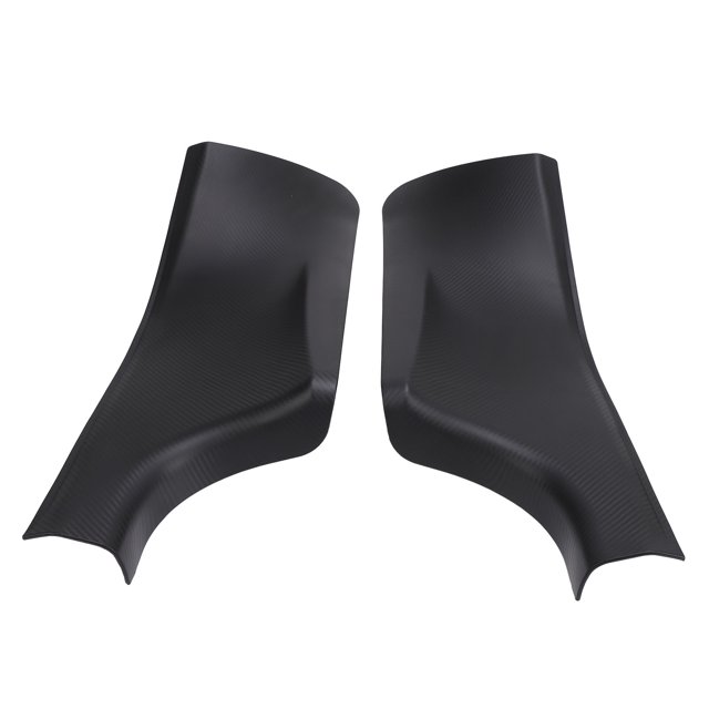 Car Door Sill Plate Protectors, Carbon Grain ABS Door Entry Guards Sill Scuff Cover Panel Step Protector Sticker for Model Y 2021-2024