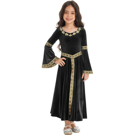 Dresses for Girls Casual Birthday Dress Kids Girls Dress Up Clothes 5-6 Years