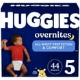 thumbnail image 3 of Huggies Overnites Nighttime Diapers, Size 5 (27+ lbs), 44 Count (Select for More), 3 of 16
