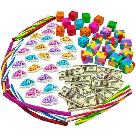 Kicko 72PC Eraser Assortment Assortment