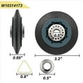 thumbnail image 2 of Lot de 8 W10314173 Remplacement de Rouleau de Séchage Compatible avec WPW10314173 Kit de Support de Rouleau Pièces de Séchage, 2 of 6