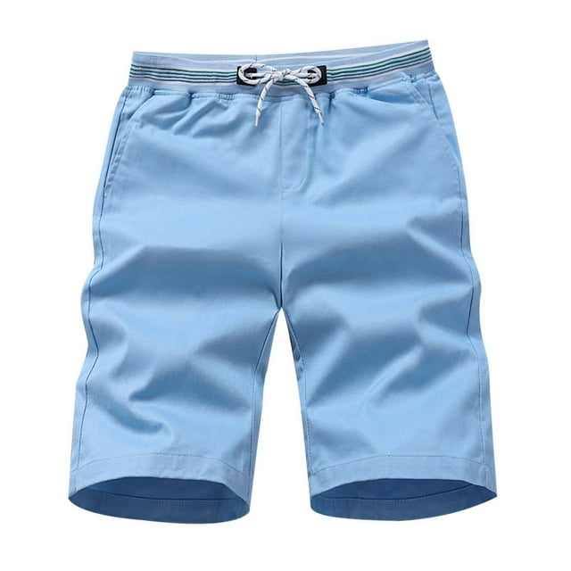 Men's Cotton Outdoor Shorts Casual Summer Shorts - Solid Color, L-XXXXXL
