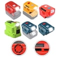 thumbnail image 3 of 110V Power Inverter 150/200W Portable 18V Lithium Battery Usb Charger Adapter Green, 3 of 8