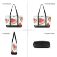 thumbnail image 6 of FORMRS Canvas Laptop Tote Bag for Women with 15.6" Computer Compartments Shoulder Handbag, Cartoon Watermelon, 6 of 7