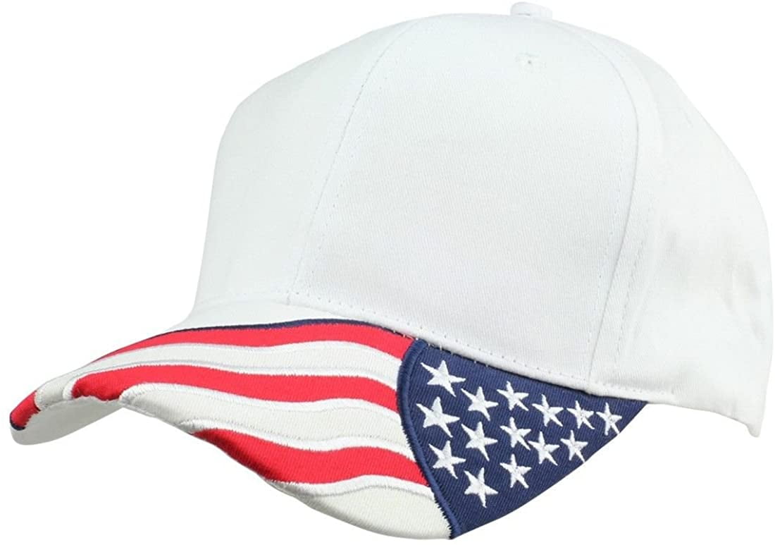 2 Packs USA Flag Patriotic Baseball Cap/Hat (2 Pack for Price of 1