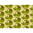 thumbnail image 1 of Ahgly Company Machine Washable Indoor Rectangle Transitional Dark Yellow Green Area Rugs, 2' x 5', 1 of 7