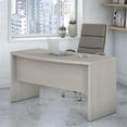 thumbnail image 2 of Echo 60W Bow Front Desk in Gray Sand - Engineered Wood, 2 of 6