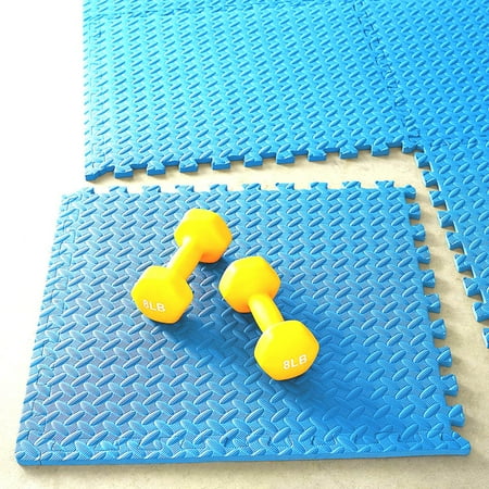 Workout Floor Weight Lift Puzzle Mat Eva Foam Gym Exercise Fitness
