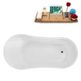 thumbnail image 4 of 55" Streamline N346CH Clawfoot Tub and Tray With Internal Drain, 4 of 8