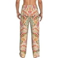 thumbnail image 3 of Goofa Indian Paisley 1 Pattern Printed Soft Pajama Pants for Men, Wide Leg Comfy Casual Lounge Yoga Pants-X-Large, 3 of 9