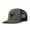 Green and black, variant on Black Deer Antler Embroidered Color Block Trucker Hat Unisex Adjustable Cotton Breathable Fashion Cap for Travel Daily Wear