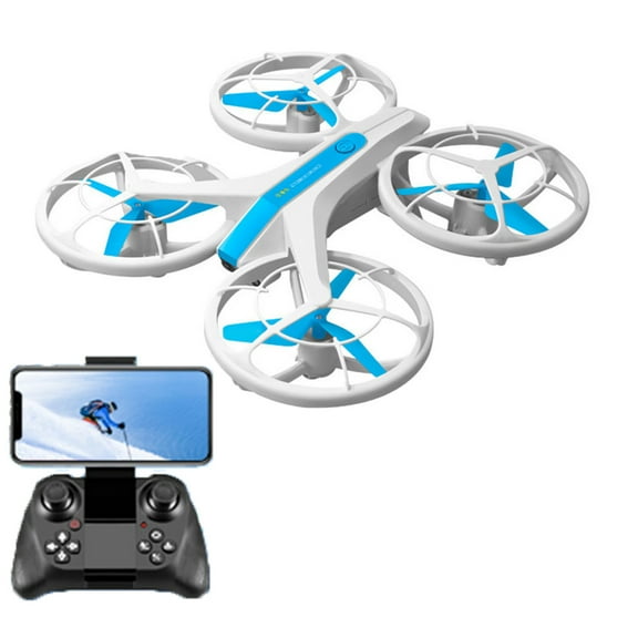 PRETXORVE Drone with Camera, Drone LED Running Lights Camera Head 6K HD Aerial Photography Quadcopter Remote Control Airplane Toys