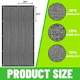 thumbnail image 4 of ColourTree 30% Shade Cloth for Plant, Black 2FT x 26FT Custom Size Outdoor Shade Tarp, Shade Cover with Upgrade Grommets and Zip Ties, Netting Sunblock Net for Vegetables Flower Garden Greenhouse, 4 of 10