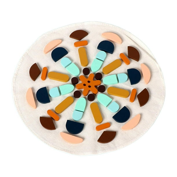 Rompecabezas de formas geométricas, juguete de tangram, juego de pensamiento lógico, regalos de cumpleaños interactivos, bloques de rompecabezas de