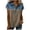 *Khaki, variant on Women's Denim-Look Patchwork Raglan T-Shirt,Short Sleeve Breathable Tops,Ladies Lightweight Summer Going Out Blouse,Khaki,S-5XL