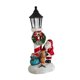 thumbnail image 5 of Adorno navideño luminoso, bolsa de regalo de Papá Noel, corona, estatua de gato con luz, obra de arte de gato, decoración navideña para festivales,, 5 of 9