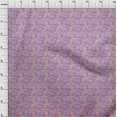 thumbnail image 4 of oneOone Cotton Jersey Turquoise Blue Fabric Texture Dress Material Fabric Print Fabric By The Yard 58 Inch Wide, 4 of 5