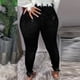 thumbnail image 5 of Puntoco Mujeres Slim Washed Ripped Hole Gradient Long Jeans Denim Sexy Pantalones regulares Puntoco Puntoco-865, 5 of 6