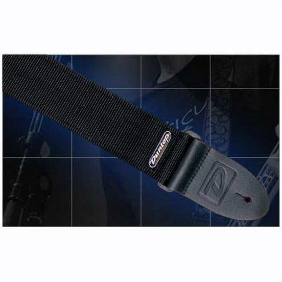 Dunlop D-38 Solid Guitar Strap Black
