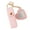 Pink, variant on Lipstick Clip Keychain Pendant with Mirror Imitation Leather Lip Gloss Holder Heart-Shaped Pendant Alloy Key Ring