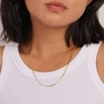 thumbnail image 2 of Turandoss Large Sunbeam Layered Necklaces for WomenMinimalist Starburst Sunshine Necklace Snake Necklace Dainty Handmade Layered Necklaces for Women Jewelry, 2 of 7