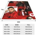 thumbnail image 5 of Liams Music Payne Flannel Blanket Air Conditioning Blanket Nap Blanket Sofa Throw Blanket Throw Blankets 50"X40", 5 of 6