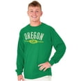 thumbnail image 5 of Oregon OR Distressed Student Long Sleeve TShirt Men Women Brisco Brands S, 5 of 6