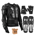 thumbnail image 1 of Kit Esqueleto Protector  Bloosom Incluye Rodilleras y Guantes Talla G Negro, 1 of 4