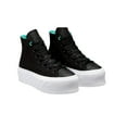 thumbnail image 2 of Converse Chuck Taylor All Star Lift Hi 571675C Women's Black Leather Shoes C585 (5), 2 of 4