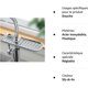 thumbnail image 2 of Shower Shelf for Shampoo, Soap (No Drilling), Gray and Black (ABS and Stainless Steel Combination) (SLJ-CK-HS), 2 of 2