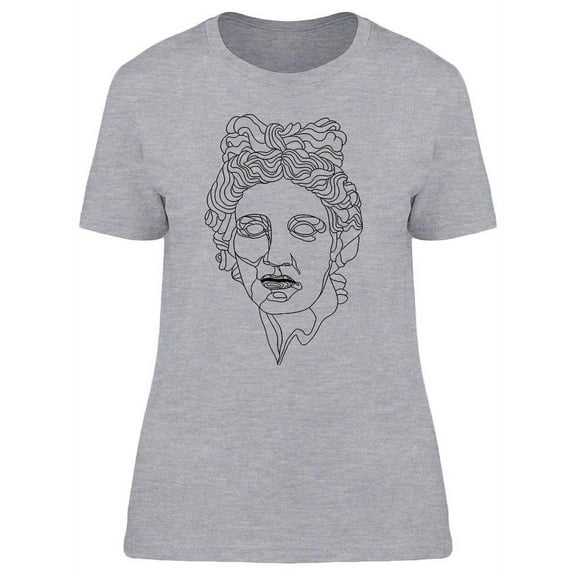 Apollo Single Line Design T-Shirt Women -Image by Shutterstock, Female Medium