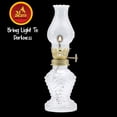 thumbnail image 3 of Ner Mitzvah, 8" Oil Lamp Lantern for Indoor and Outdoor Use - Antique Style, 3 of 3