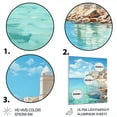 thumbnail image 3 of Designart "At Antibes French Seaside wall art III" Nautical & Beach Metal Wall Decor, 3 of 5