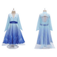 thumbnail image 2 of HAWEE Elsa 2 Ensemble de Déguisement Reine des Neiges (3 Pcs) pour Fête de Cosplay d'Halloween, 2 of 6
