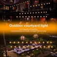 thumbnail image 5 of Solar String Lights Outdoor Bubble Ball Lighting String 8 LIghting Modes for Garden Wedding Birthday Holiday Theme Decoration, 5 of 6