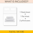 thumbnail image 5 of PRATYUX Full XL 4-PC Sheet Set 1000-TC 100% Egyptian Cotton, 10 inch Deep Pockets - Navy Blue, 5 of 7