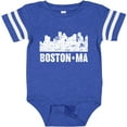 thumbnail image 3 of Inktastic Boston Massachusetts City Skyline with Grunge Boys or Girls Baby Bodysuit, 3 of 5