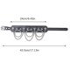 thumbnail image 5 of Leather Choker Collar, Pu Leather Punk Rock Gothic Emo O-ring Spike Rivets Choker Collar, 5 of 5