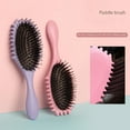thumbnail image 4 of DUAIU Curly Hair Brush for Women Men - Detangling Brush for Bouncy Curls Nylon Pin Styling Brush Glides Through Tangles Professional Curl Defining Separating Brush (Purple), 4 of 8
