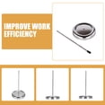 thumbnail image 2 of WEUVEB Stainless Steel Receipt Holder Bill Organizer for Office Desk, Document Storage, Easy Access, 2 of 8