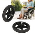thumbnail image 3 of Roue de Fauteuil Roulant, Pneu en Caoutchouc 2 Pcs Roulant Stable Large Application pour Déplacer, 3 of 7