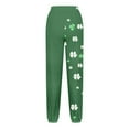 thumbnail image 5 of FRSASU St. Patrick's Day Womens Ankle Pants High Waist Soft Breathable Comfort Pants Trendy Comfy Trousers with Pockets Green, 5 of 5