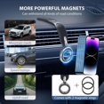 thumbnail image 3 of xianyou-for Magsafe Car Mount 360° Rotation Magnetic Phone Holder Bendable Magnetic Car Phone Mount for iPhone 16/15/14/13/12 Pro/Plus/Max Android Phones, Black, 3 of 4