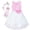 Pink Set, variant on Flower Girls Dress White And Black Butterfly Pageant Party 6 Years