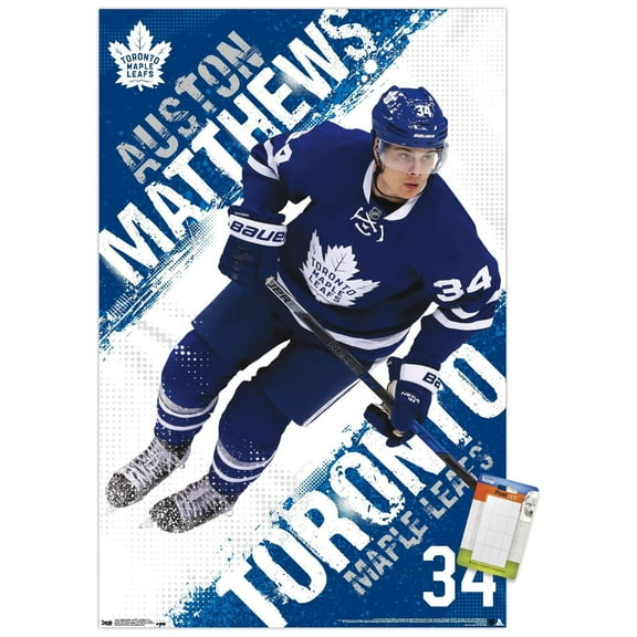 NHL Toronto Maple Leafs - Austin Matthews 16 Wall Poster, 14.725" x 22.375"